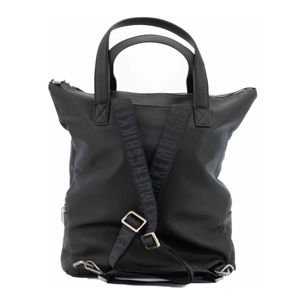 Bikkembergs Elegante Zwarte Handtas Black Dames