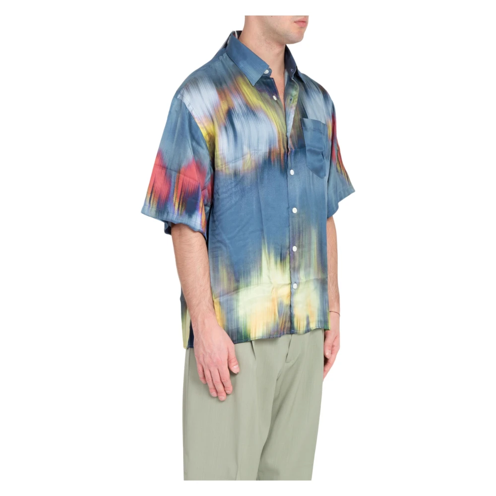 Costumein Gedrukt korte mouw overhemd Multicolor Heren