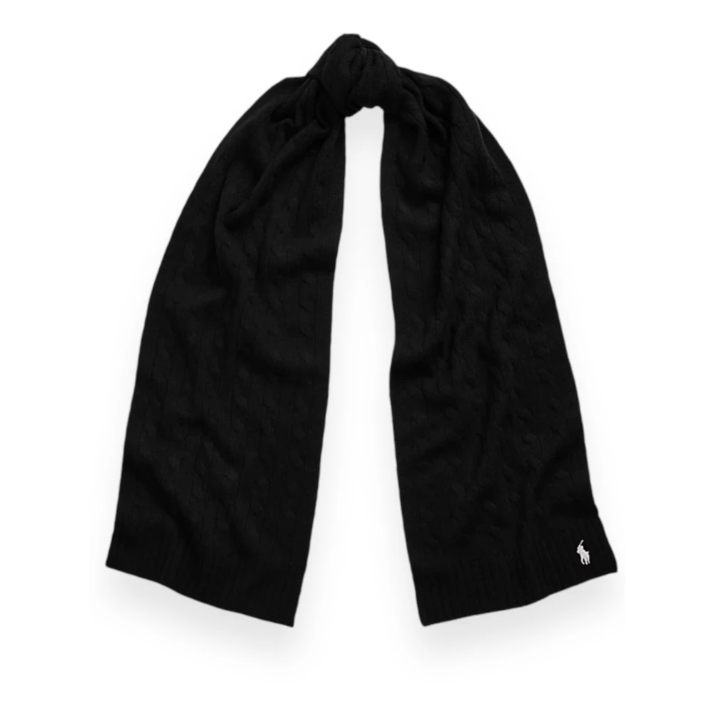 Polo Ralph Lauren Kasjmier Sjaal in Diverse Kleuren Black Dames