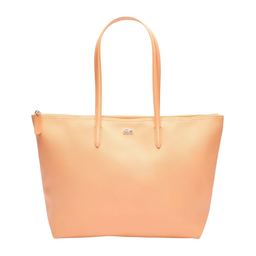 Lacoste Concept Tas in Wit Fjord-Paprika Pink Dames