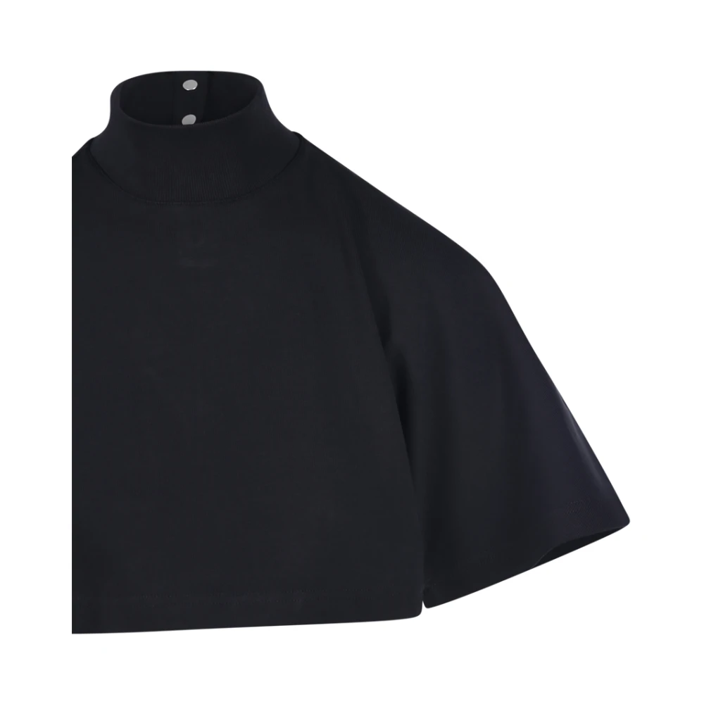 Alaïa Highneck T-shirt in zwart Black Dames