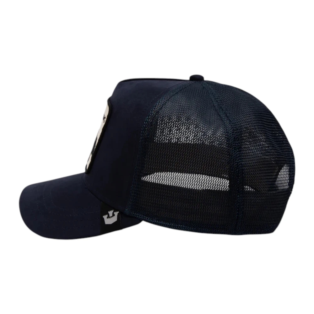 Goorin Bros Suede Mustang Katoenen Pet Blue Unisex