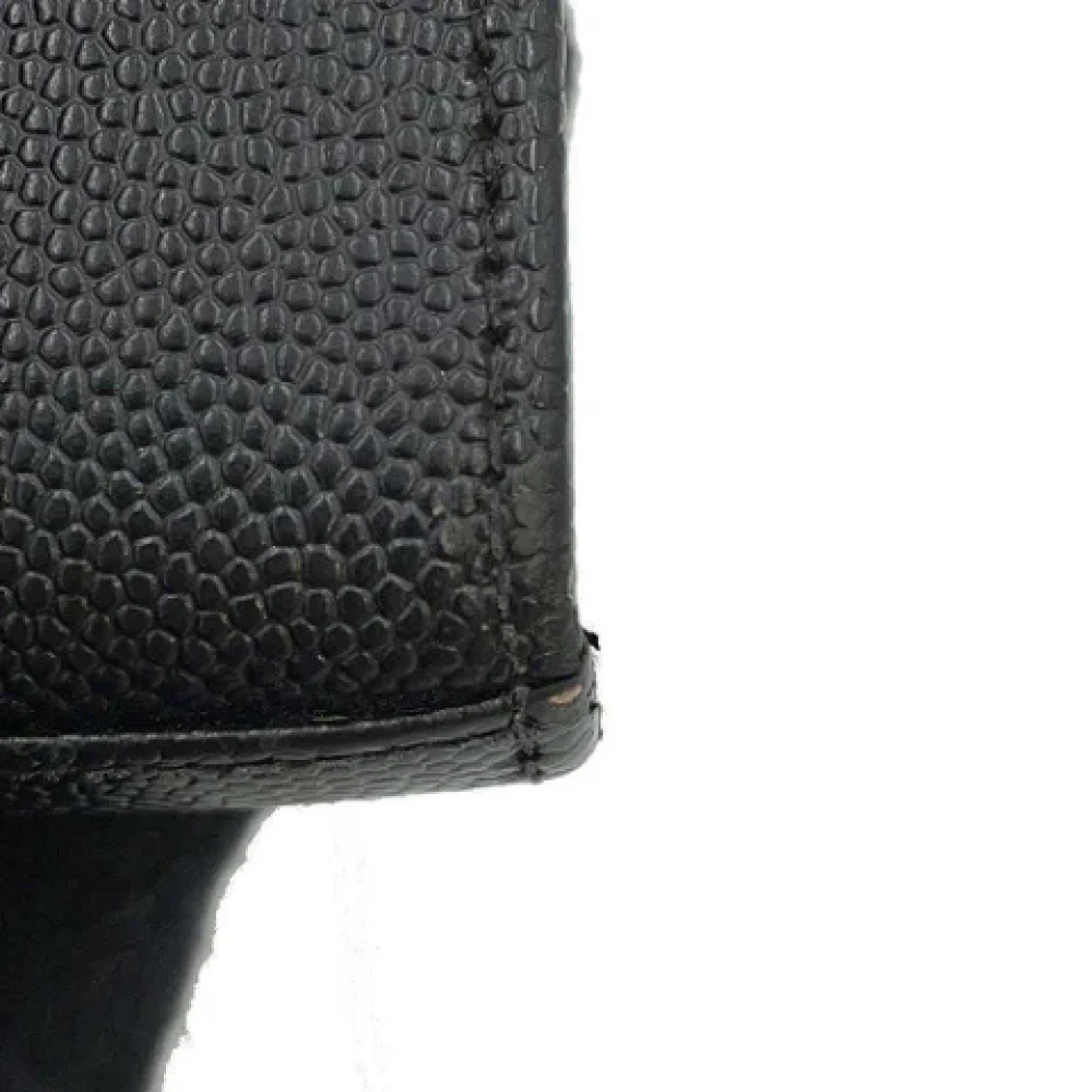 Saint Laurent Vintage Pre-owned Leather wallets Black Dames