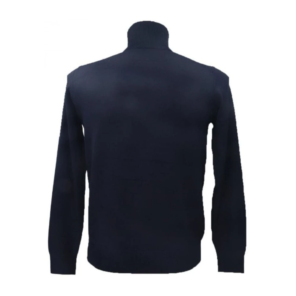 John Richmond Stijlvolle Dolcevita Sweater voor Mannen Blue Heren