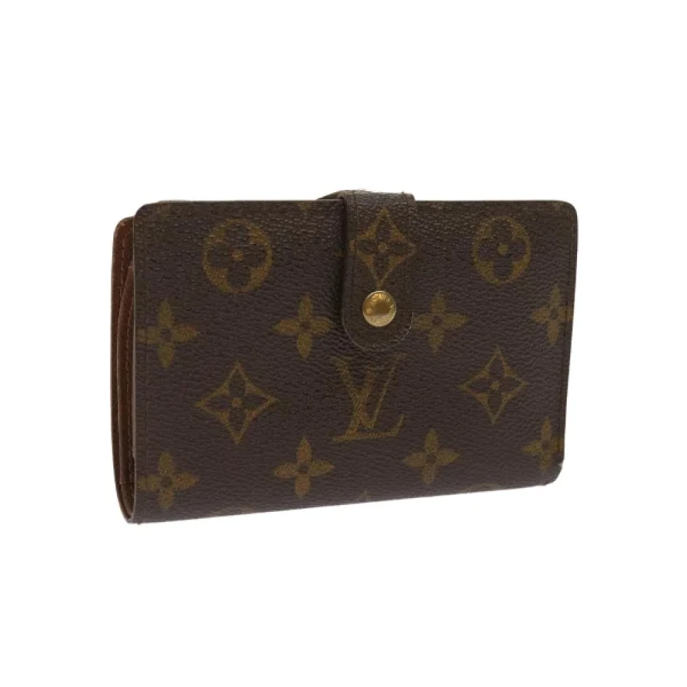 Louis Vuitton Vintage Pre-owned Coated canvas wallets Brown Dames