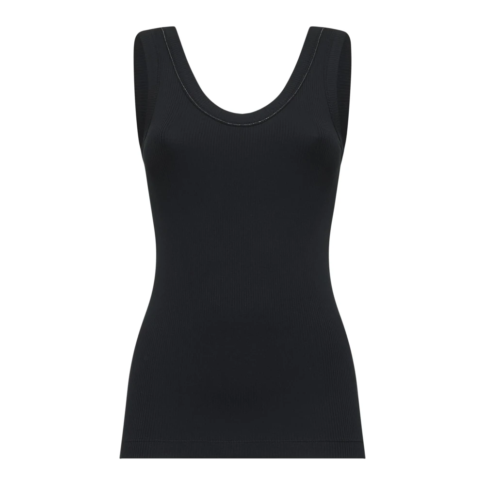 Tops > Sleeveless Tops - - Brunello Cucinelli - Modalova