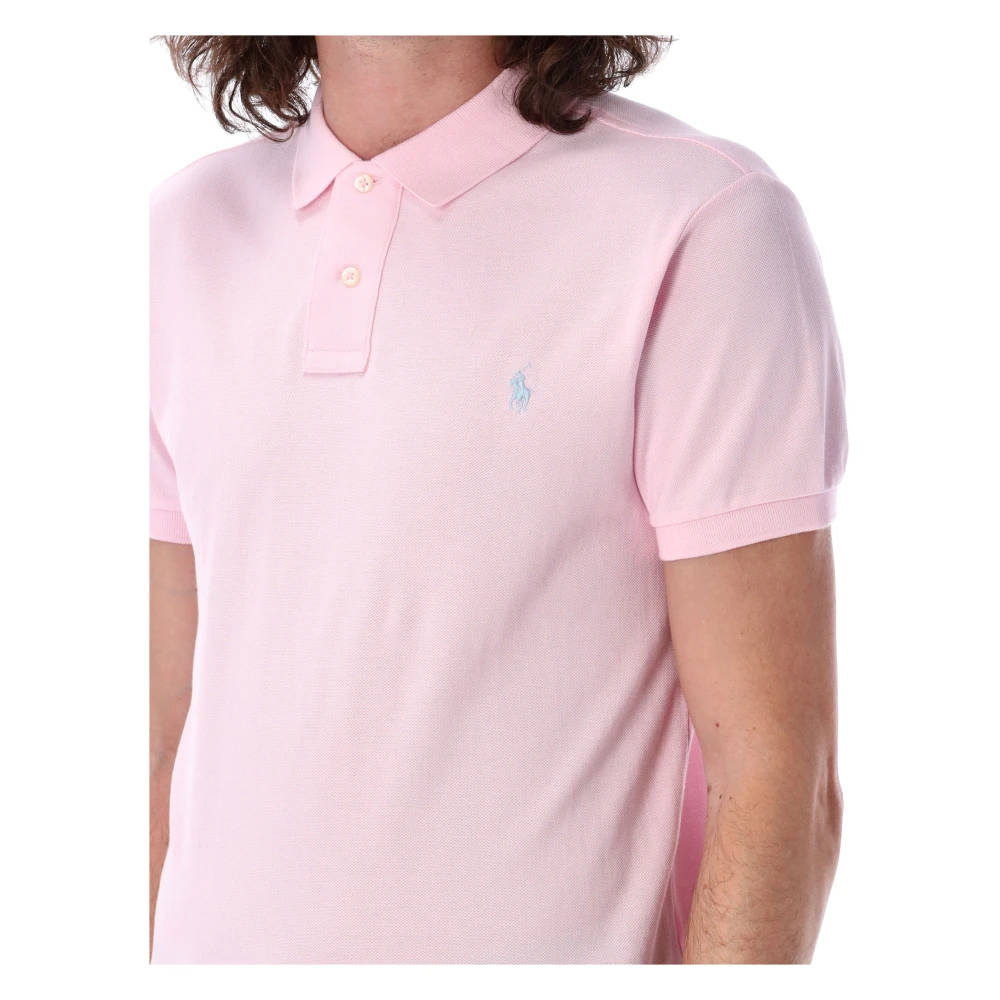 Polo Ralph Lauren Gepersonaliseerd Poloshirt Pink Heren