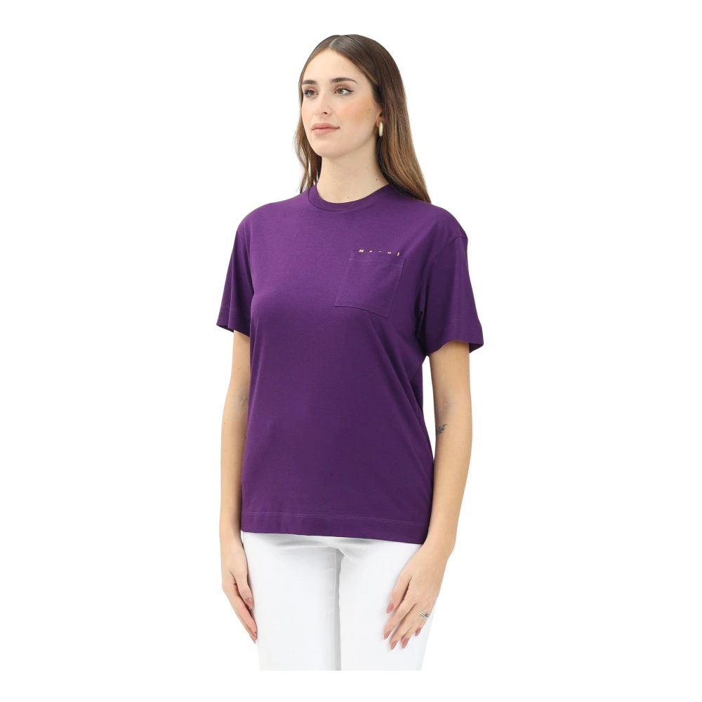 Marni - Tops > T-Shirts - Purple - Marni - Modalova