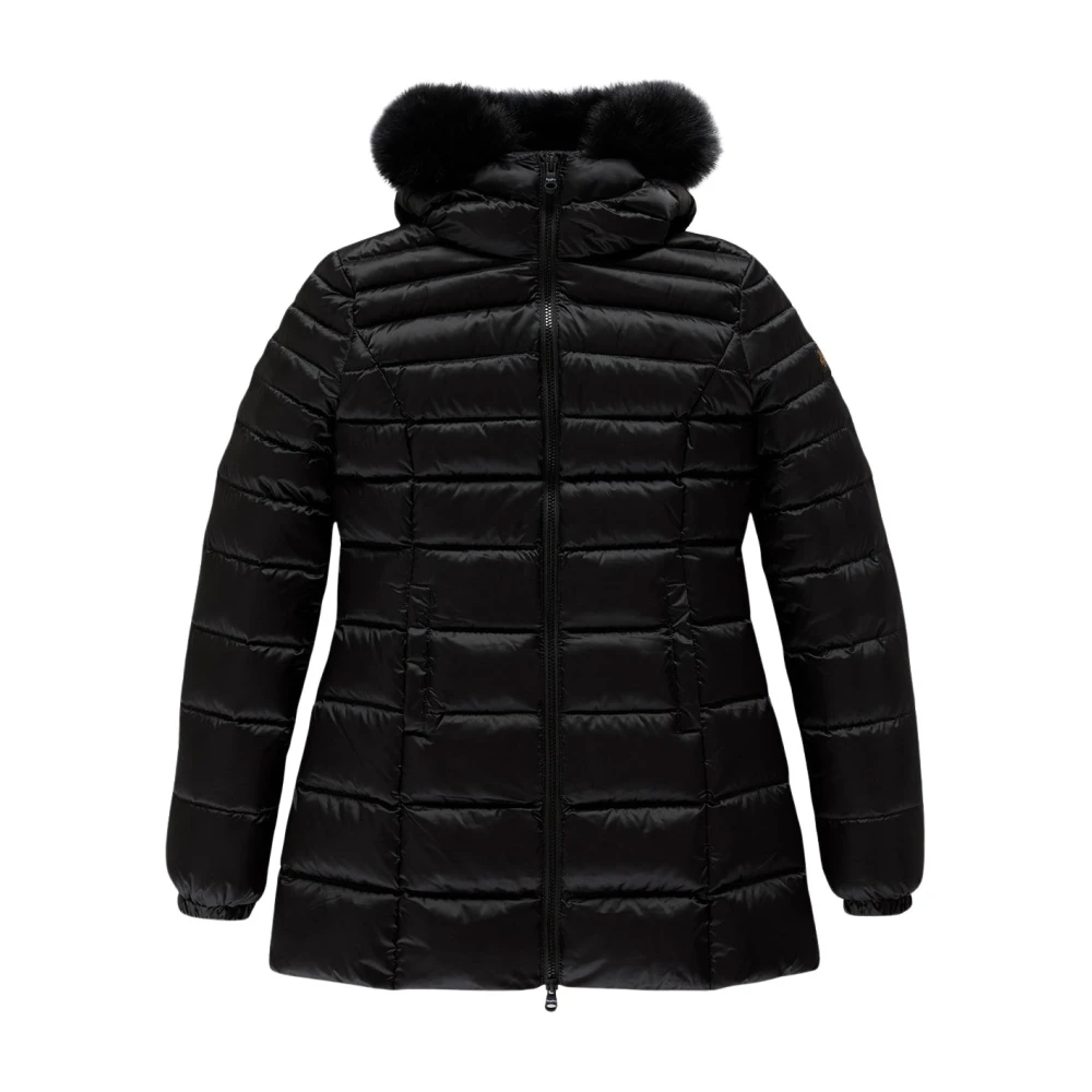 RefrigiWear Zwarte Jas Black Dames