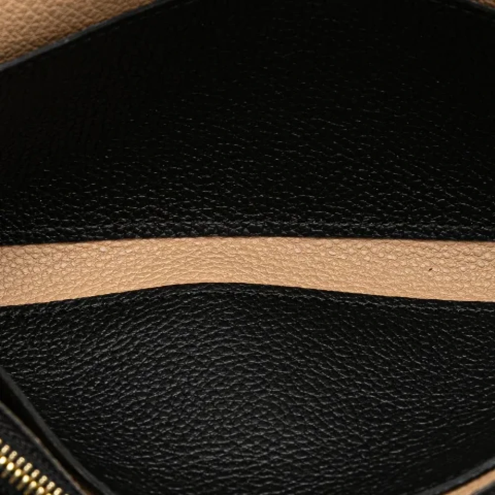 Louis Vuitton Vintage Pre-owned Leather wallets Black Dames