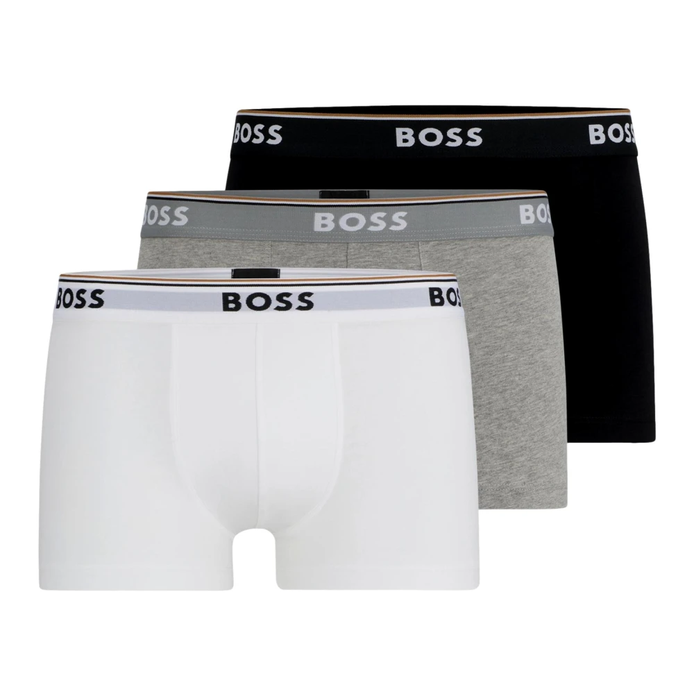 Hugo Herr Multicolor Underkläder S, Bomull, Stretch Bomullsboxerbriefs Paket Med Tre