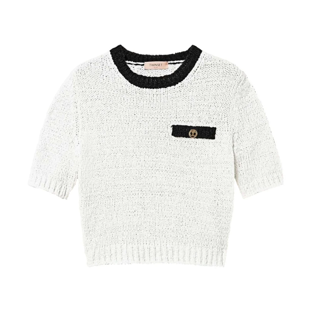 Twinset Witte Sweater Set Stijlvol White Dames