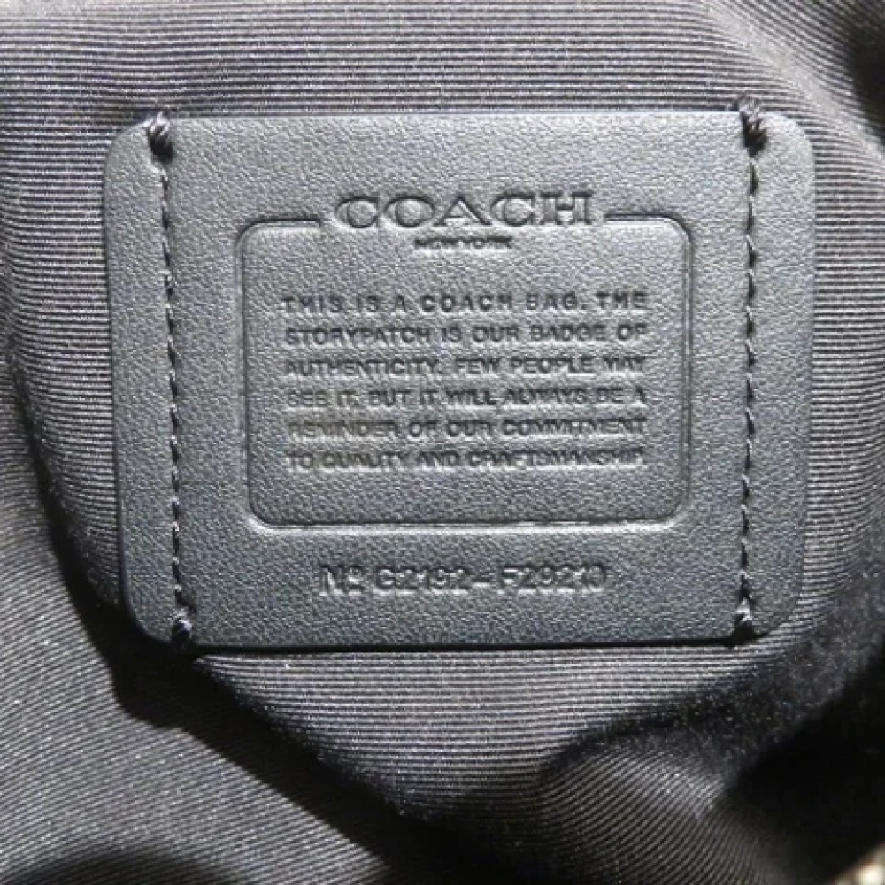 Coach Pre-owned Leather shoulder-bags Black Dames