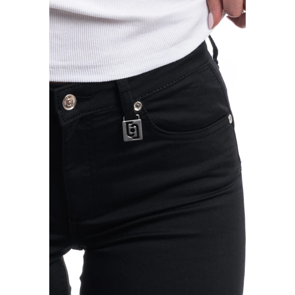 Liu Jo Magnetische Regular Fit Broek Black Dames