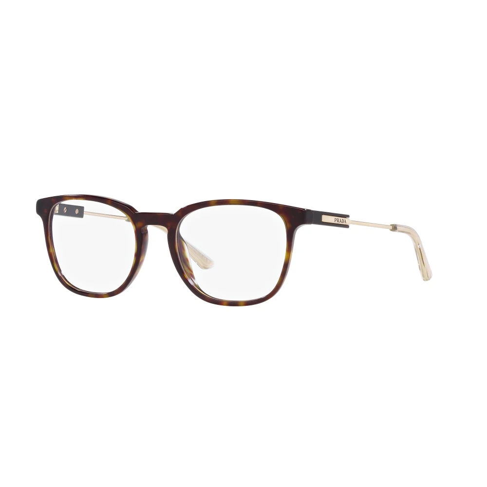 Prada Stijlvolle brilmonturen in Havana kleur Brown Unisex