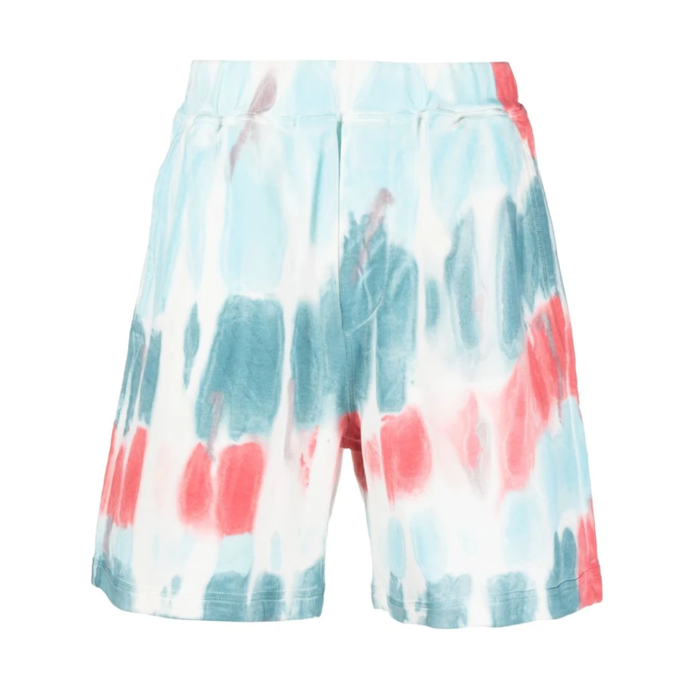 Dsquared2 Multicolor Tie Dye Distressed Relax Fit Shorts - Male - Casual Shorts - L - Shorts