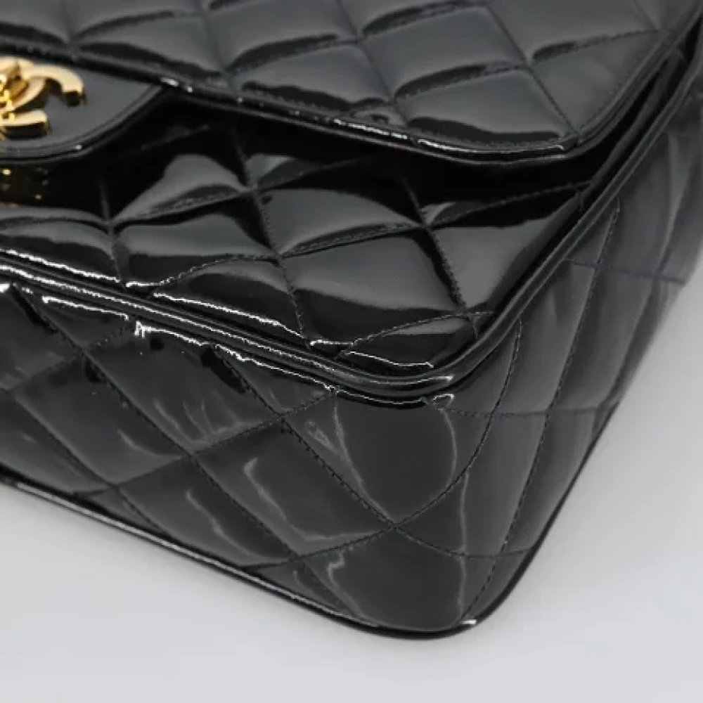 Chanel Vintage Pre-owned Leather shoulder-bags Black Dames