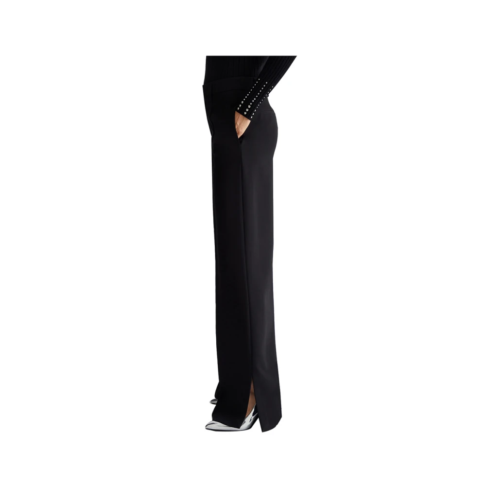 Liu Jo Zwarte Slim Fit Modieuze Broek Black Dames