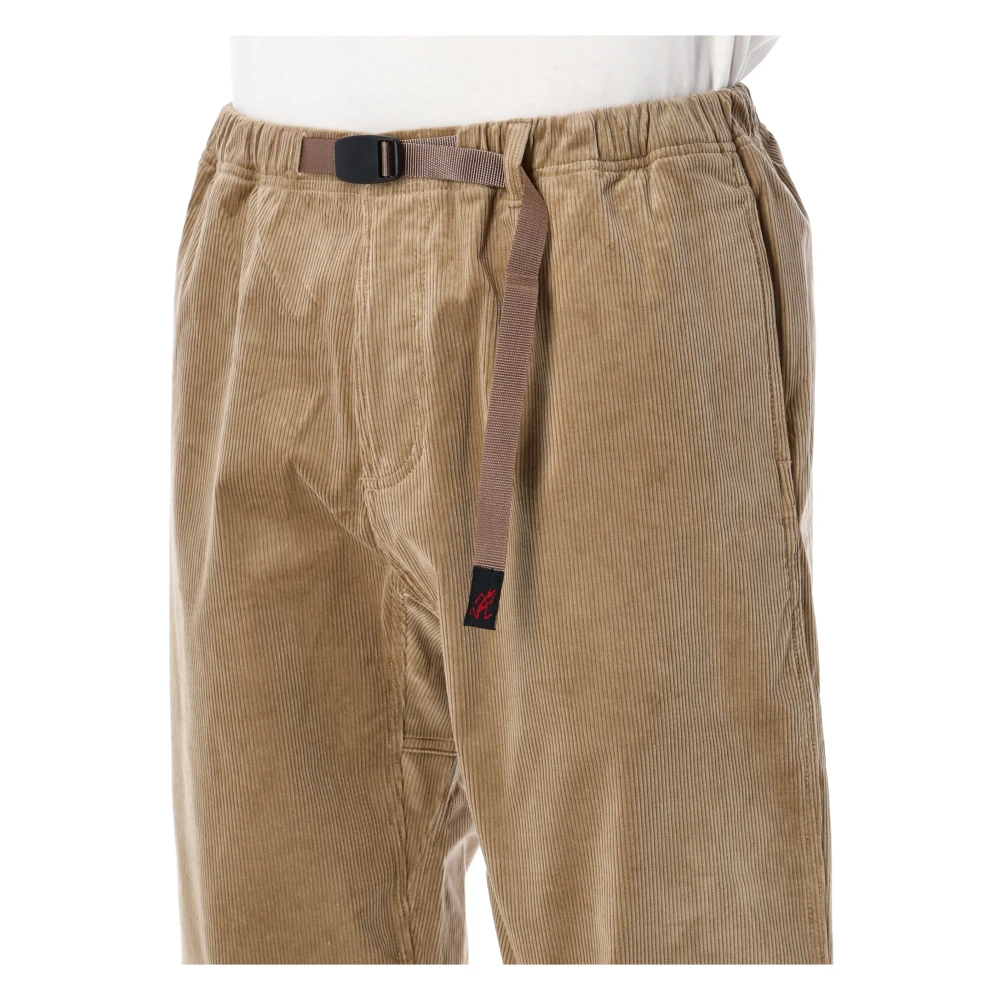 Gramicci Katoenmix Corduroy Chino Broek Brown Heren
