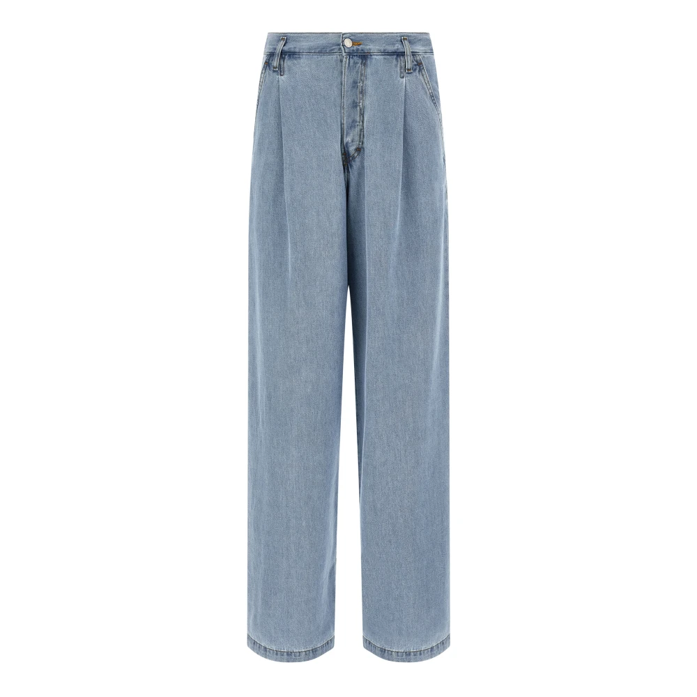 Dries Van Noten Men's Blue Loose Fit Jeans, W32, Penning Den Jeans
