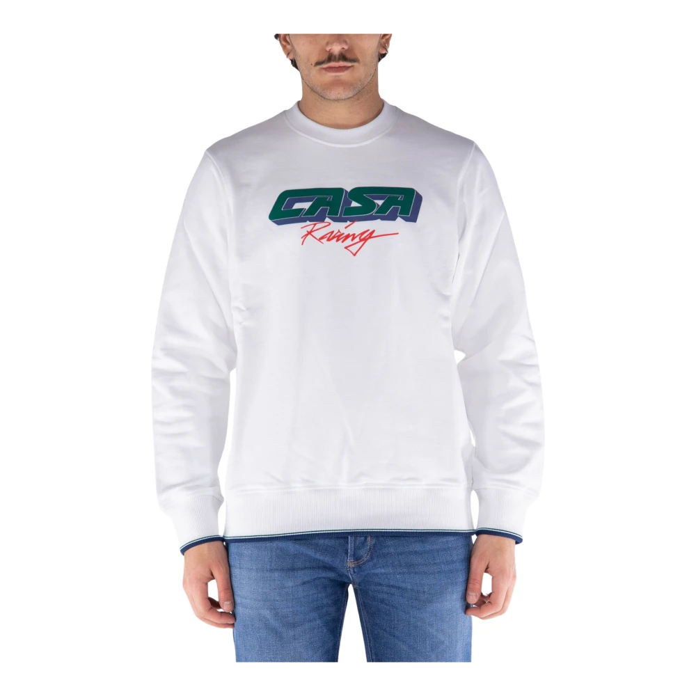Casablanca Racing Sweatshirt Collectie White Heren