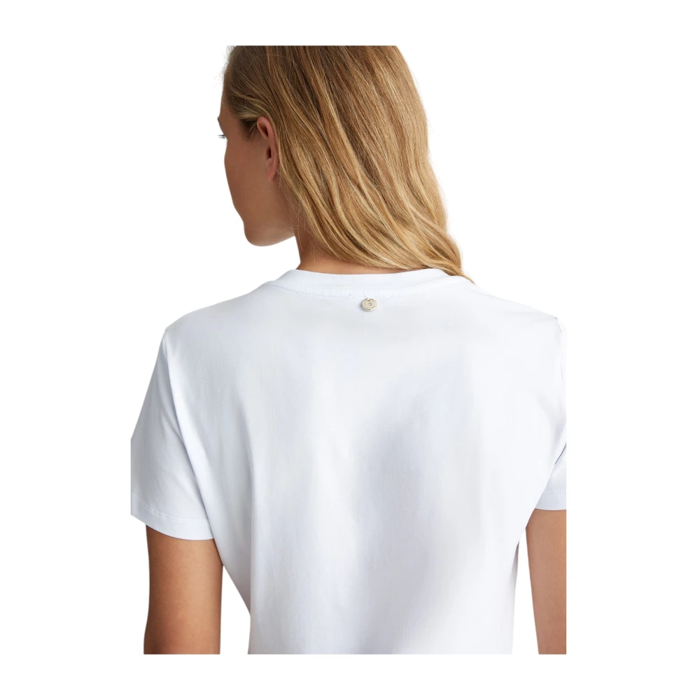 Liu Jo Casual Katoenen T-shirt White Dames