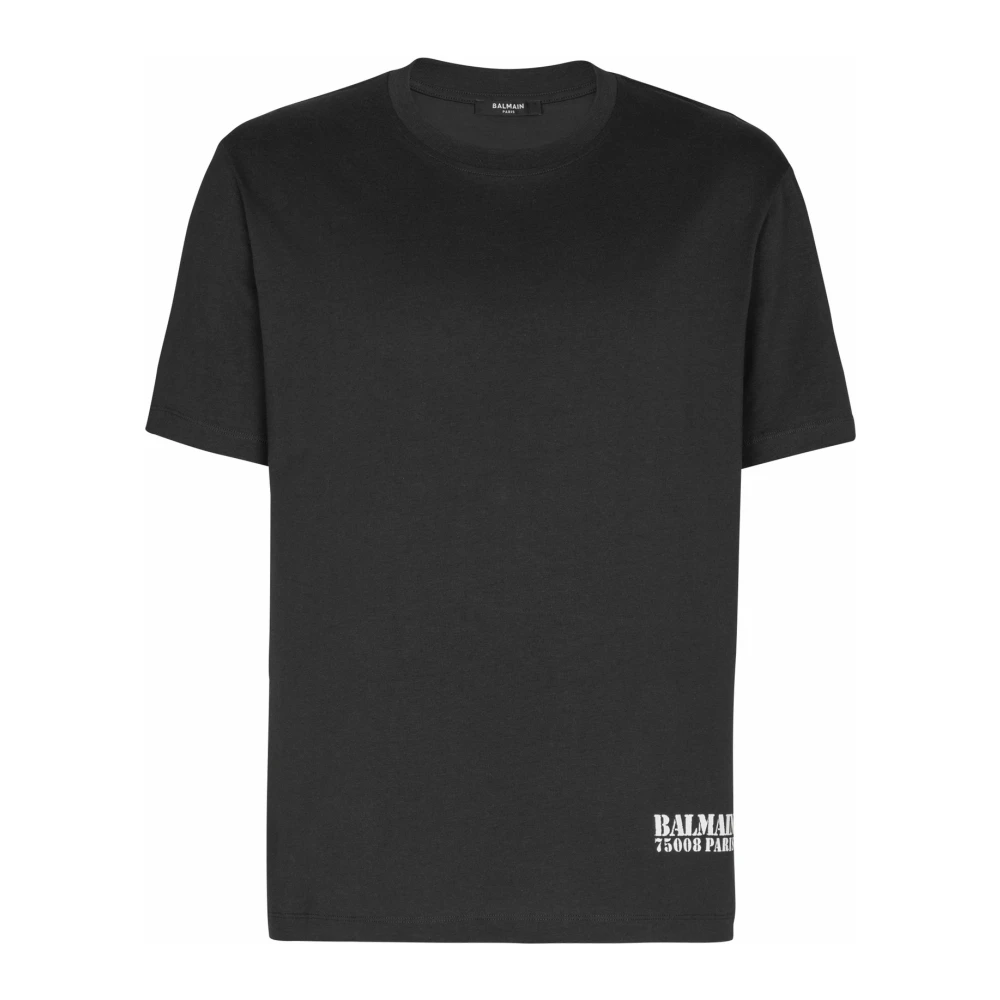 Balmain - Tops > T-Shirts - Black - Balmain - Modalova