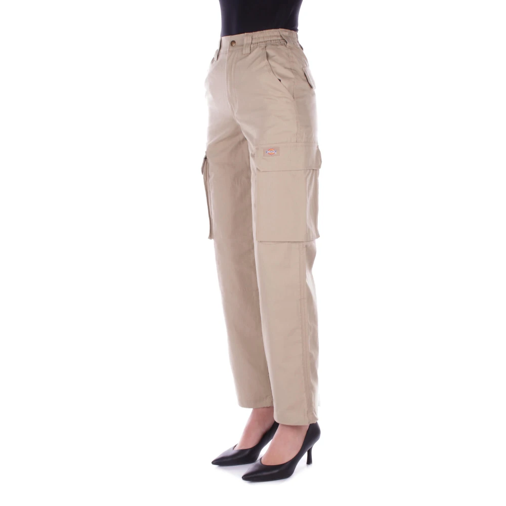 Dickies Casual damesbroek met zakken Brown Dames