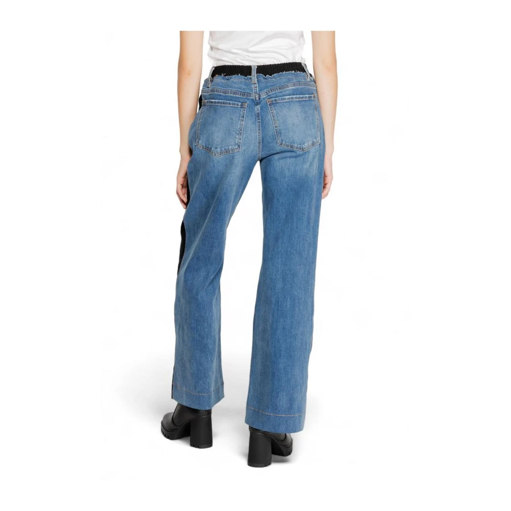 Desigual Stretch Katoenmix Dames Jeans Blue Dames
