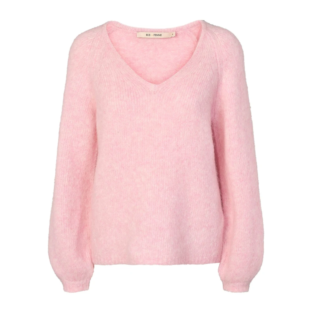 RUE de Femme Elegante Gebreide Trui in Rosewater Pink Dames