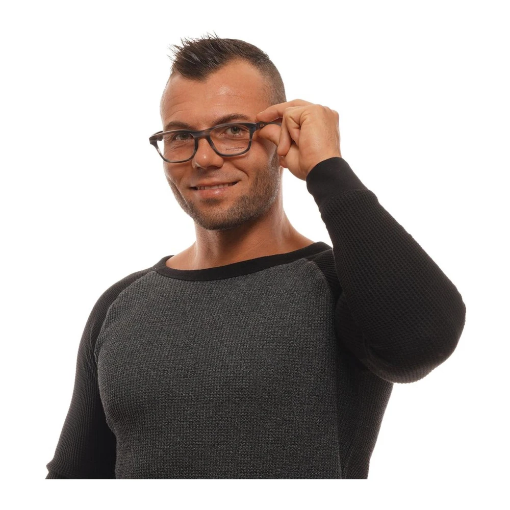 Ermenegildo Zegna Stijlvolle Trapezium Optische Monturen met Demo Lenzen Gray Heren