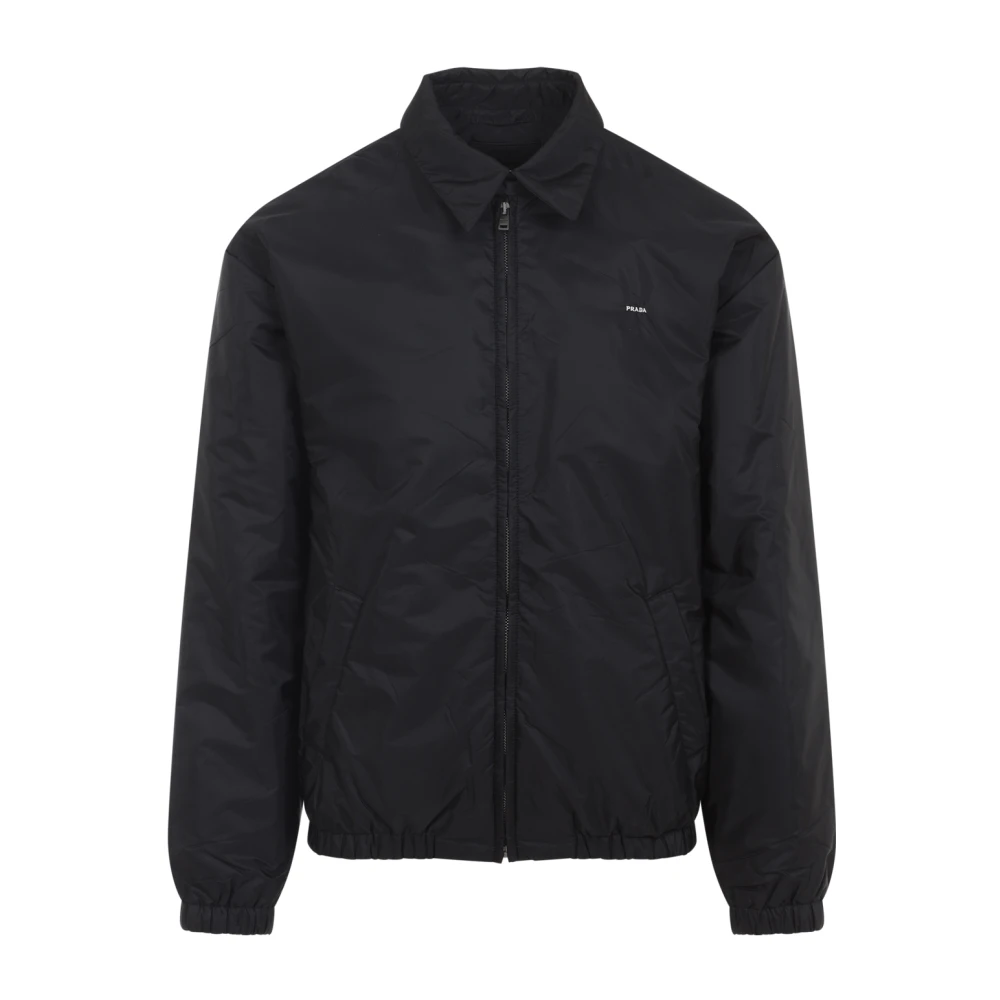 Prada Men's Black Light Jackets, M, Jacket