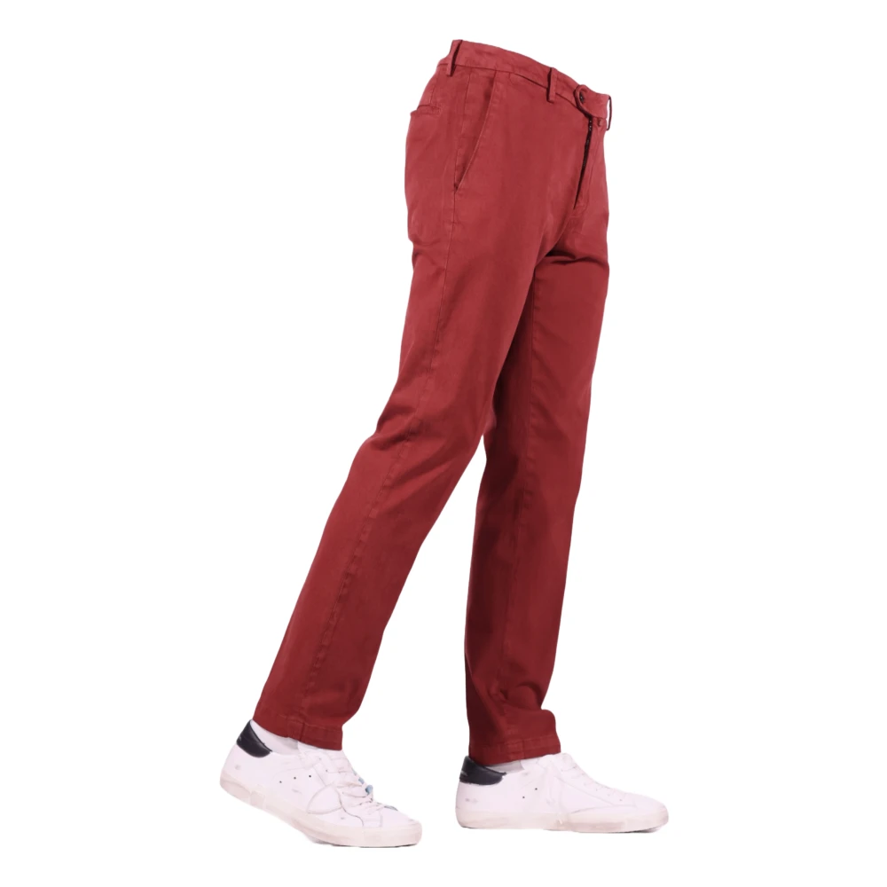 Briglia Stretch katoen Bordeaux broek Red Heren