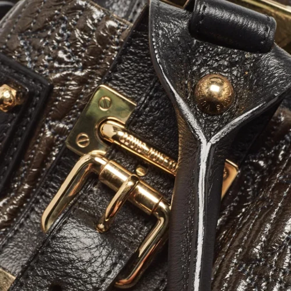 Louis Vuitton Vintage Pre-owned Leather louis-vuitton-bags Black Dames