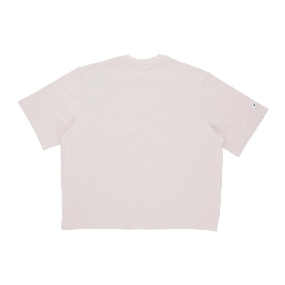 Nike Klassieke Boxy Tee Lt Orewood Bruin Pink Dames