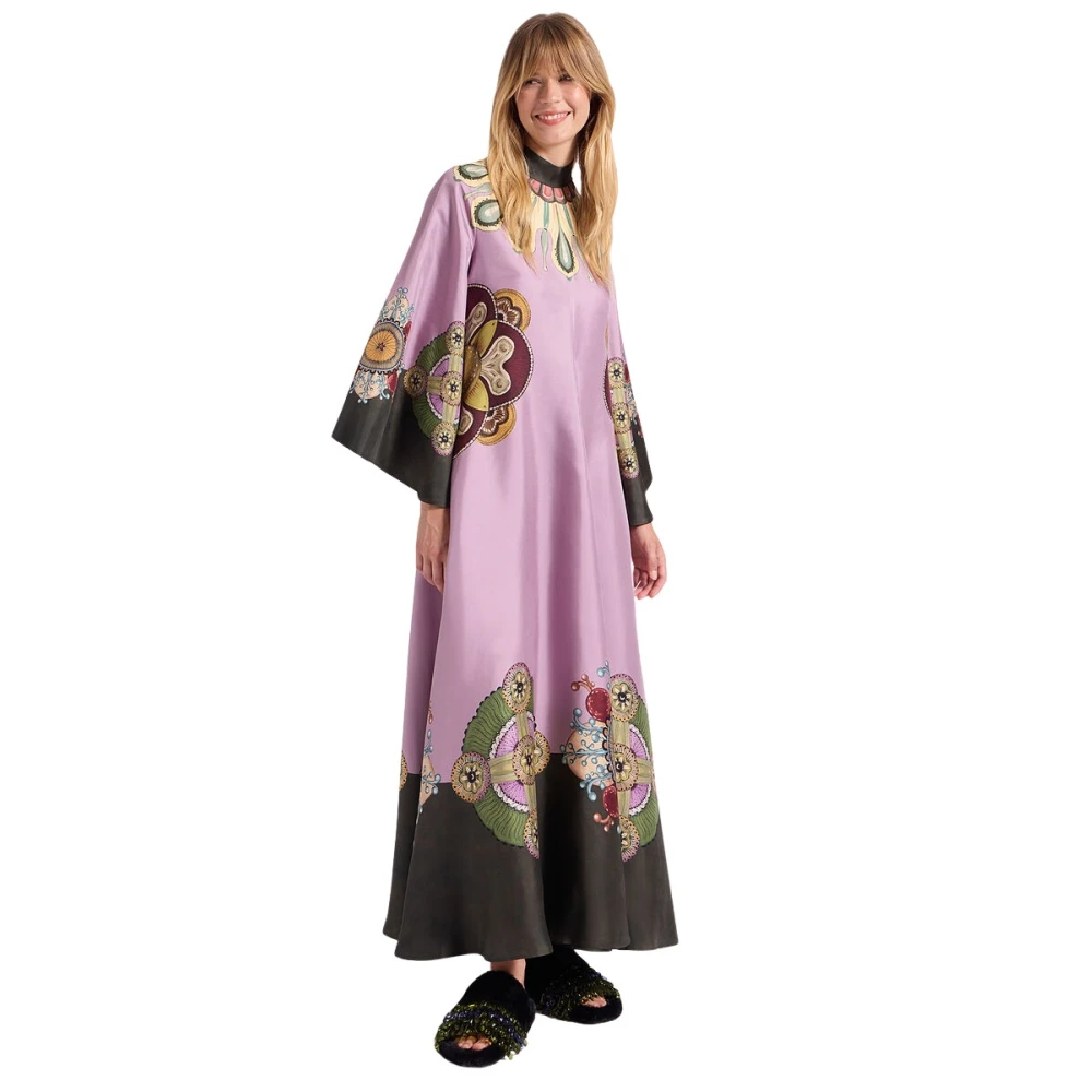 La Doublej Multicolor Maxi Dresses, Female, Xs, Magnifico Dress