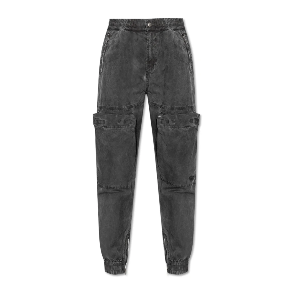 Diesel Broek P-Ride-Q3 Gray Dames