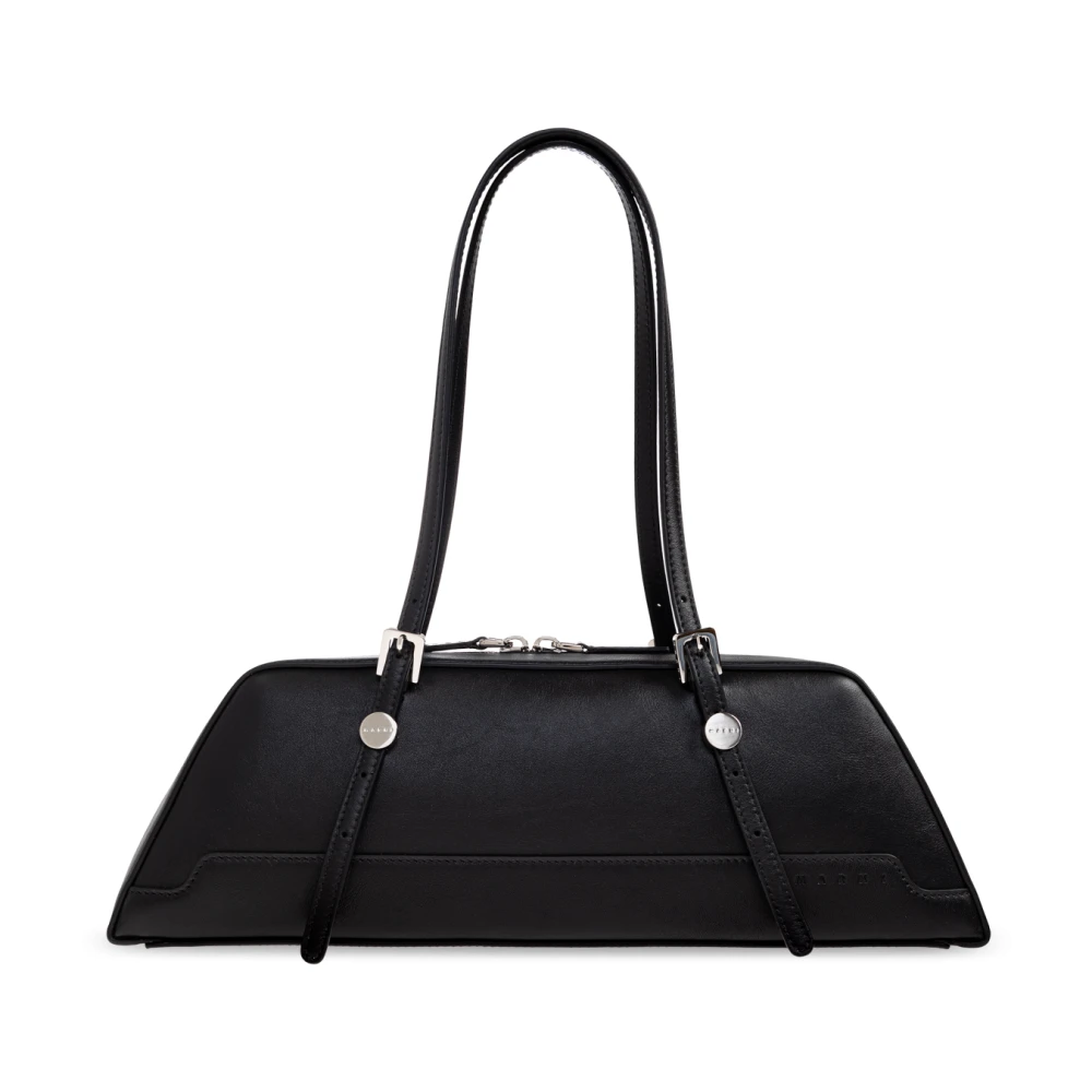 Marni Damen Schwarz Schultertasche