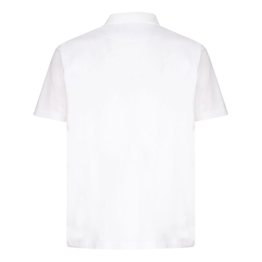 Stone Island Wit Poloshirt met Logopatch White Heren