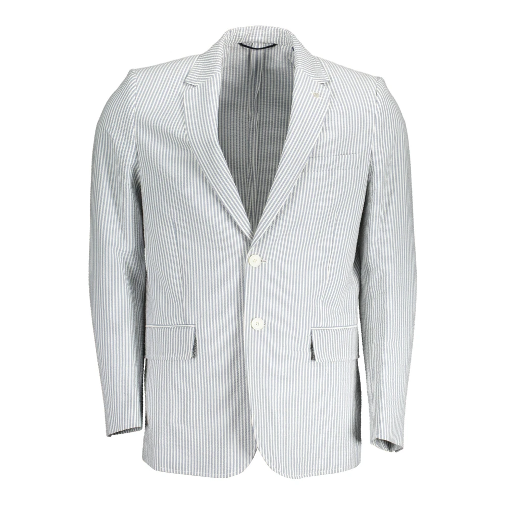 Gant Men's Multicolor Blazers, S, Classic Long Sleeve Jacket
