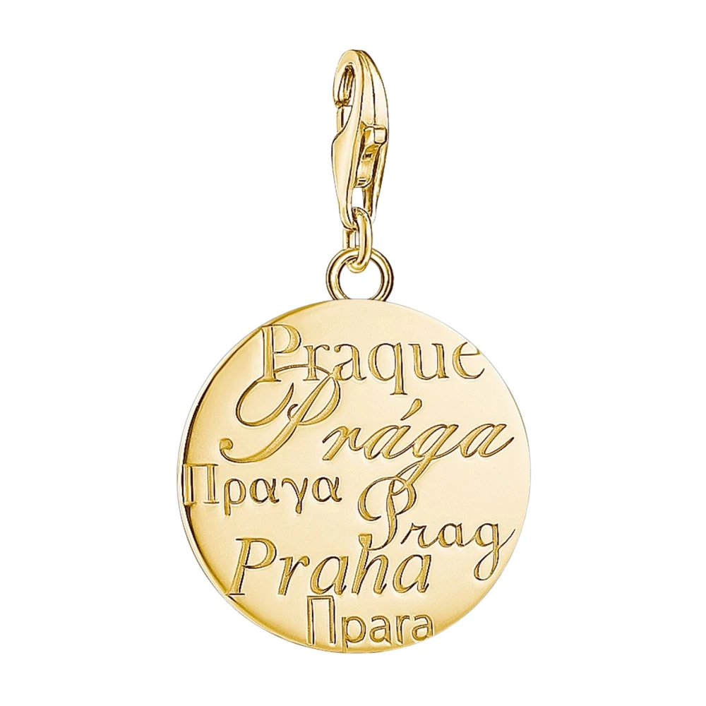 Thomas Sabo Women's Gold Prague Charm Pendant Coin
