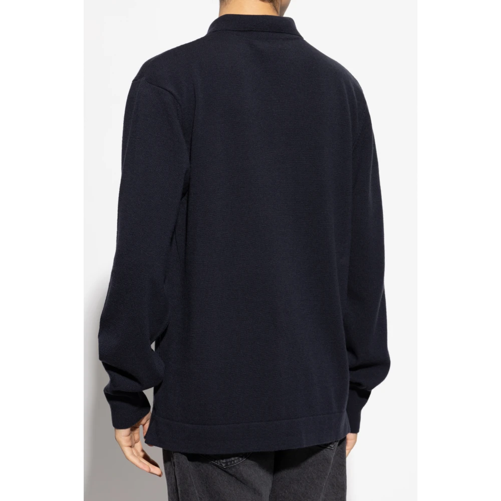 Officine Générale Cardigan Brent Blue Heren