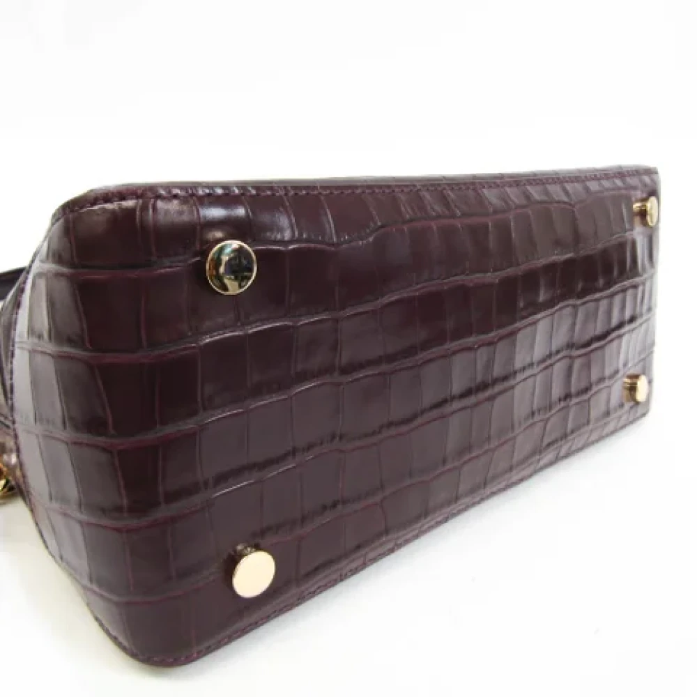 Michael Kors Pre-owned Leather handbags Purple Dames