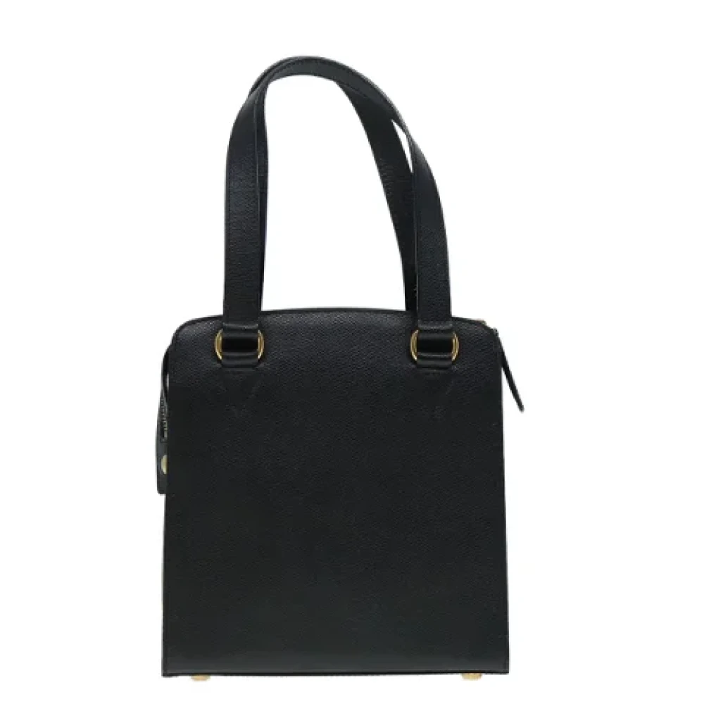 Celine Vintage Pre-owned Leather handbags Black Dames
