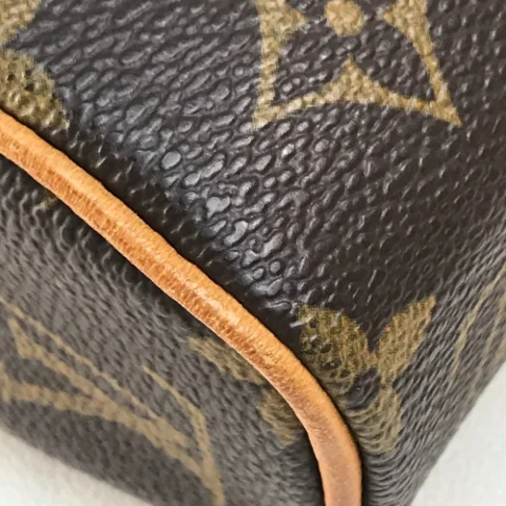 Louis Vuitton Vintage Pre-owned Cotton louis-vuitton-bags Brown Dames