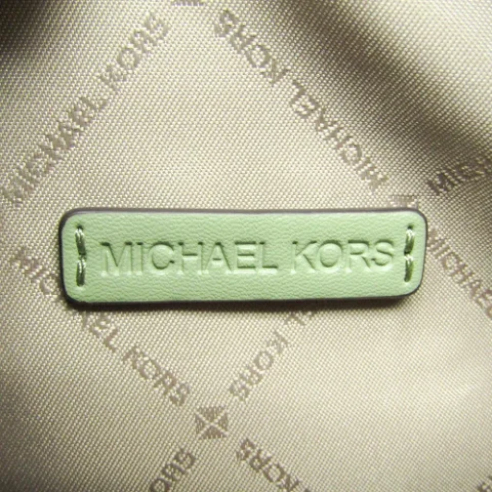 Michael Kors Pre-owned Leather shoulder-bags Green Dames
