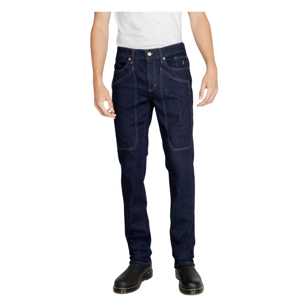 Jeckerson Stretch Katoenmix Jeans & Broeken Blue Heren
