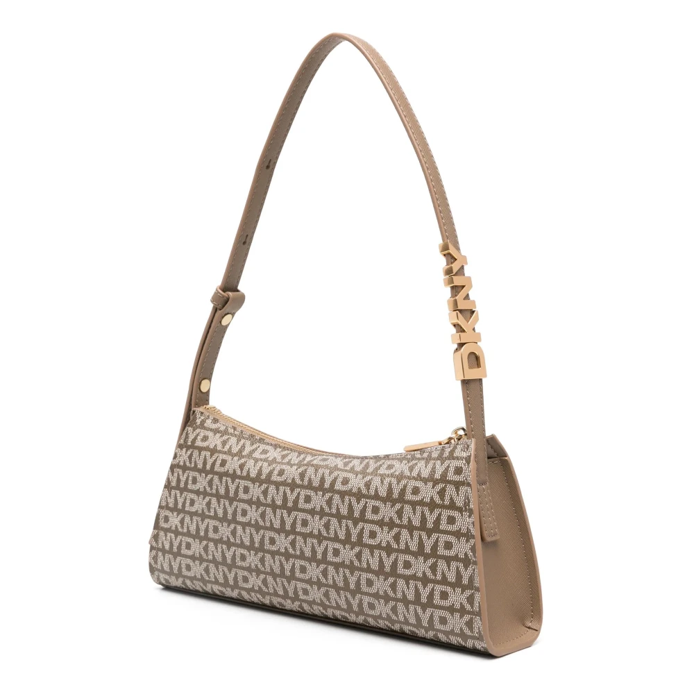 DKNY Casual Bruine Schoudertas Brown Dames