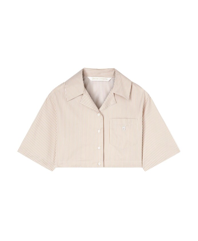 chemise-courte-a-logo-courbe