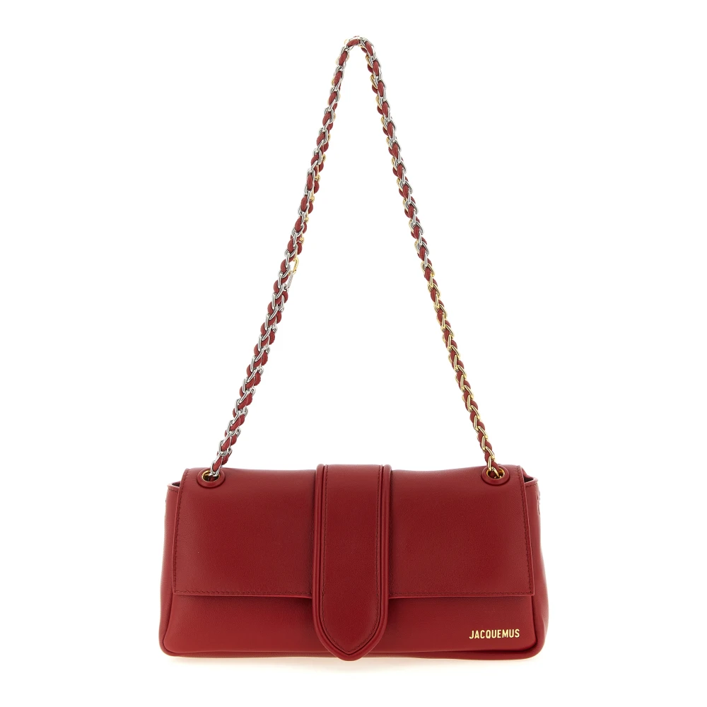Jacquemus Women's Red Le Bambino Chaîne Shoulder Bag - Shoulder Bags - One Size - Bags